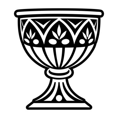 Bir fincan dondurma ikonu, taslak tarzı