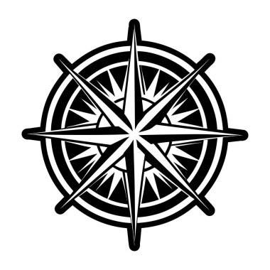 Pusula simgesini, basit tarzı