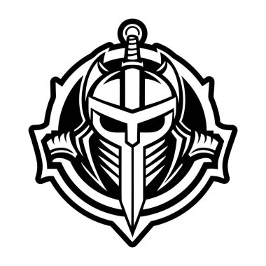 Viking miğferi ve kalkanı