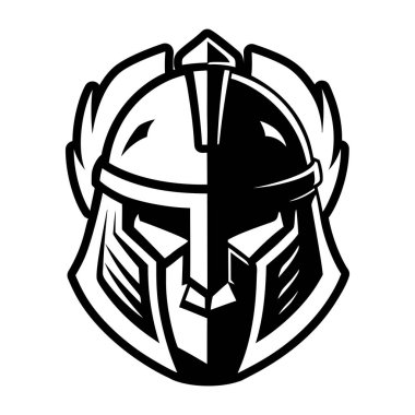 Siyah kurdeleli ve fiyonklu bir çizgi film miğferinin vektör çizimi