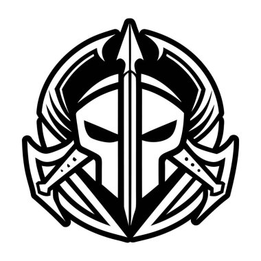 Viking miğferi ve kalkanı