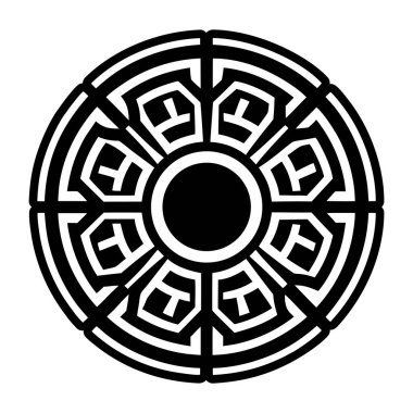 Çin kültürü Çin ikonu. Beyaz arkaplanda izole edilmiş web tasarımı için geleneksel Çin kültür vektör simgesi