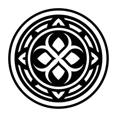 Kelt haçının Kelt düğümünde Kelt haçı sembolü