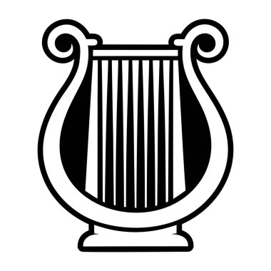 Sütun simgesi, vektör illüstrasyonu