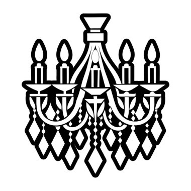 Avize simgesi, basit tarzı