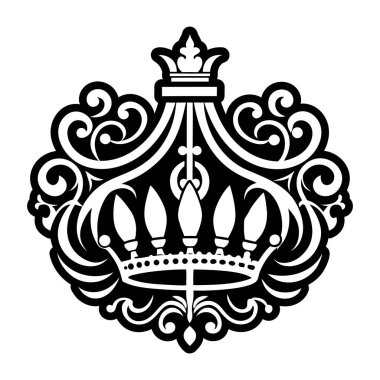 Kraliyet tasarımı tacı. Klasik kraliyet tacı. Hanedan amblemi