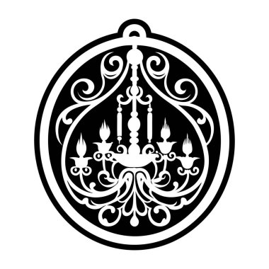 Klasik barok retro dekoratif element