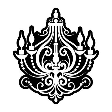 Süslerle süslenmiş barok süsler.