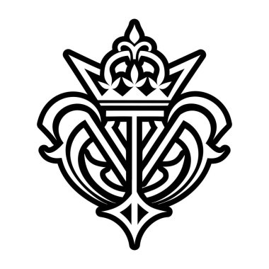 Kelt haçı. Kelt haçının vektör illüstrasyonu.