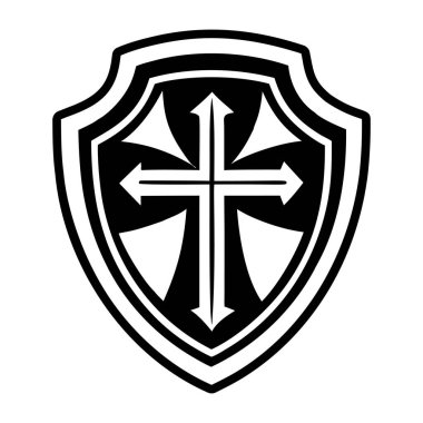 Hıristiyan haçlı kalkan