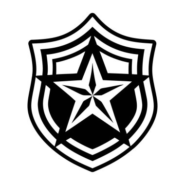 Yıldız simgesi, basit vektör çizim