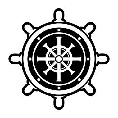 Gemi simgesi. Gemi vektör simgesi web için anahat çizimi