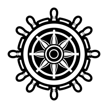 denizcilik gemi tekeri simgesi