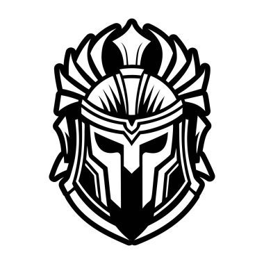 Siyah beyaz tasarımı olan bir kalkan.