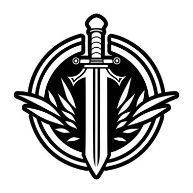 Ortaçağ kılıcının amblemi