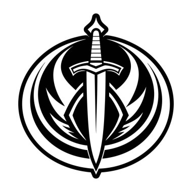 Ortaçağ kılıçları ve kalkanları.