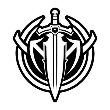 Kalkan ikonlu kalkan kılıcı