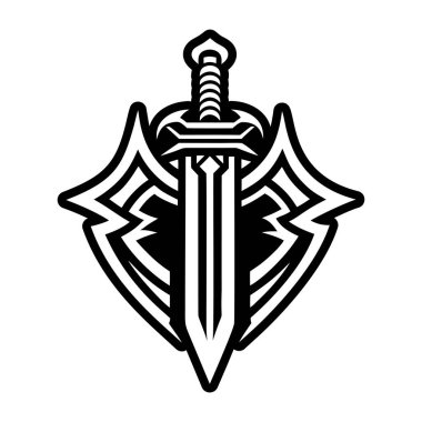 Kılıç ve kılıcın amblemi.