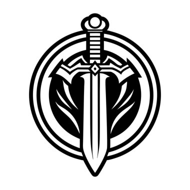 Kılıç simgesi ile kalkan