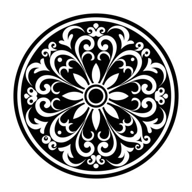 daire şeklinde yuvarlak süsler..