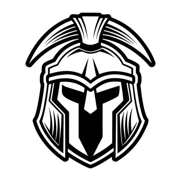 savaşçı baş vektör çizimi, düz stil