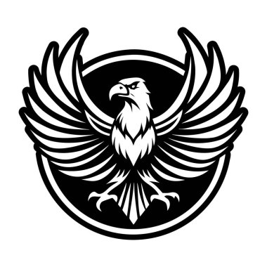 Kartal logosu, vektör logosu, sembol
