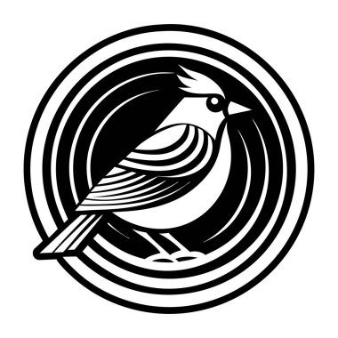 Kuş simgesi, basit tarzı