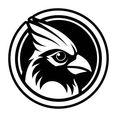 Kartal başlı logonun vektör çizimi