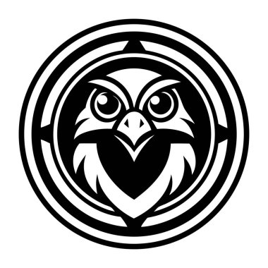 Baykuş simgesi, basit tasarım