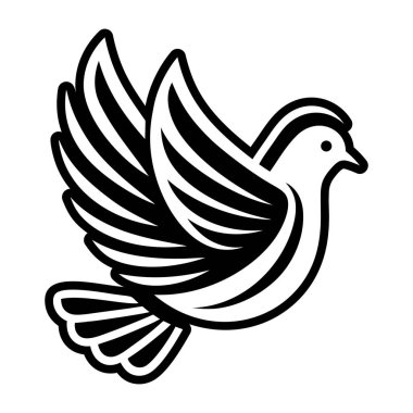 kuşun vektör illüstrasyonu