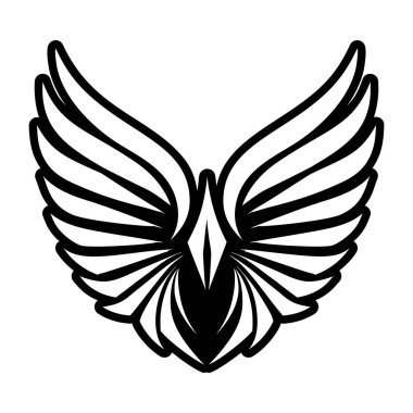 Kanat simgesi, anahat stili