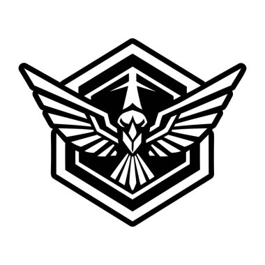 askeri savaşçı kanatları simgesi