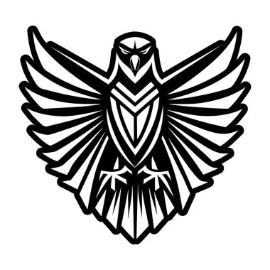 Kartal logosu, kartal logosu vektörü