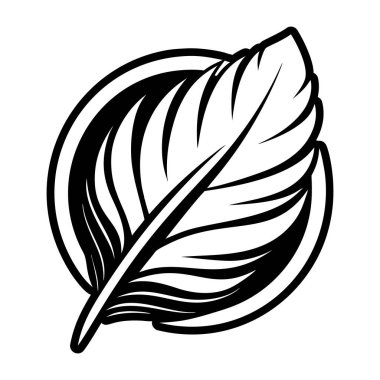 Yaprak simgesi. vektör illüstrasyonu.