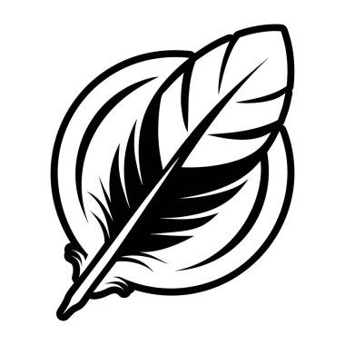 Beyaz arkaplandaki bir kuşun vektör çizimi