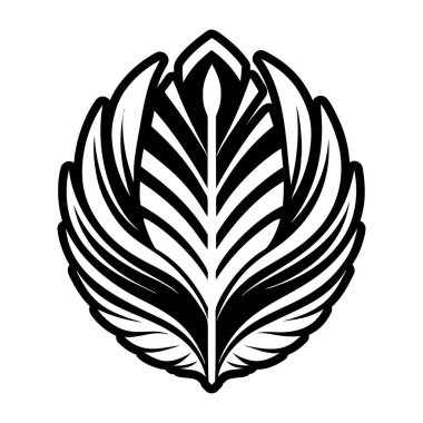 Yaprakların dekoratif tasarımı