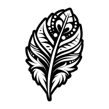 El çizimi dekoratif çiçek deseni. vektör.