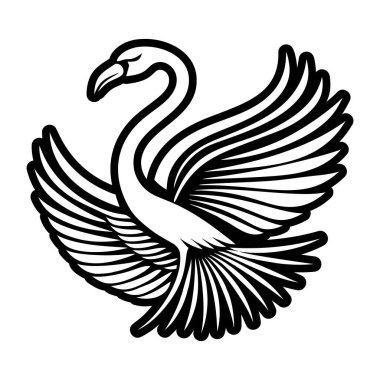 İzole kuş karikatür tasarım