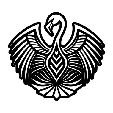 Bir kuşun vektör çizimi