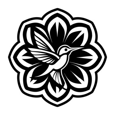 çiçek simgesi vektör illüstrasyonu