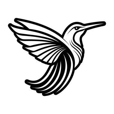 Bir kuşun vektör çizimi