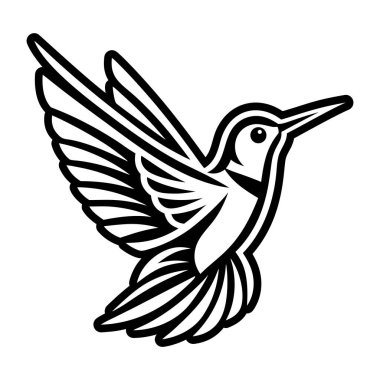 Güvercin kuş simgesi, özet biçimi