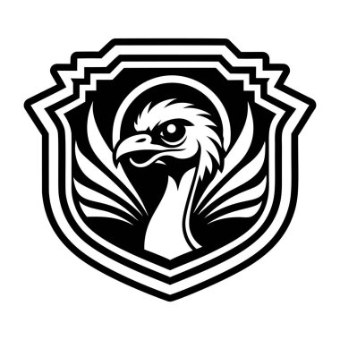 kartal kuş vektör logosu