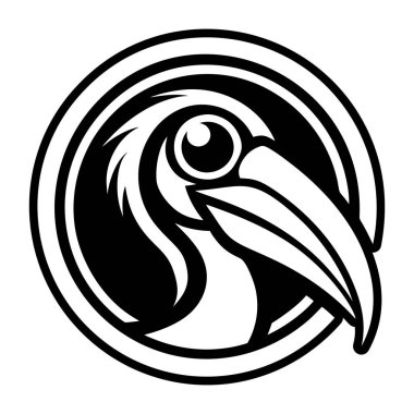 Bir kuşun vektör çizimi