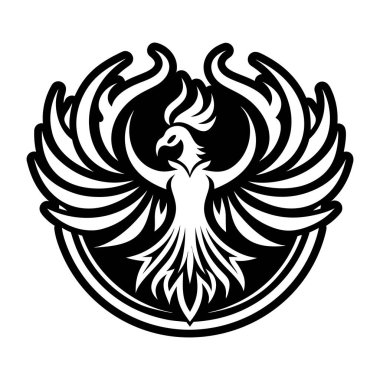Kartal logosu tasarım vektörü. kartal logo şablonu