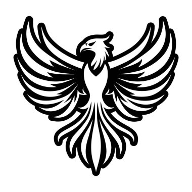 kartal logo şablonu tasarım vektörü