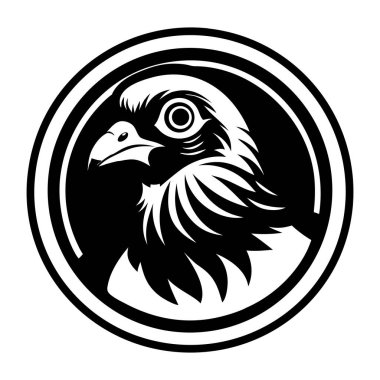 kartal kafa vektör tasarımı