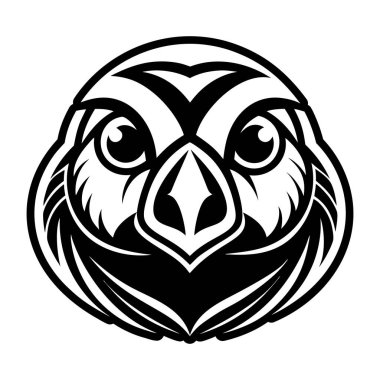 baykuş logo tasarım vektörü