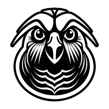 Beyaz arkaplanda izole edilmiş siyah beyaz vektör simgesi