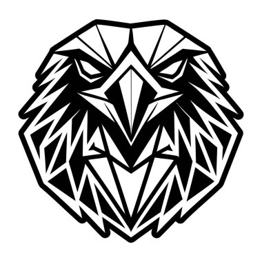 Baykuş logosu tasarımı. Vektör çizimi. Hayvan tasarımı şablonu.